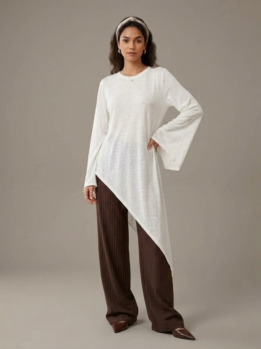 BLUSA DIAGONAL HILO