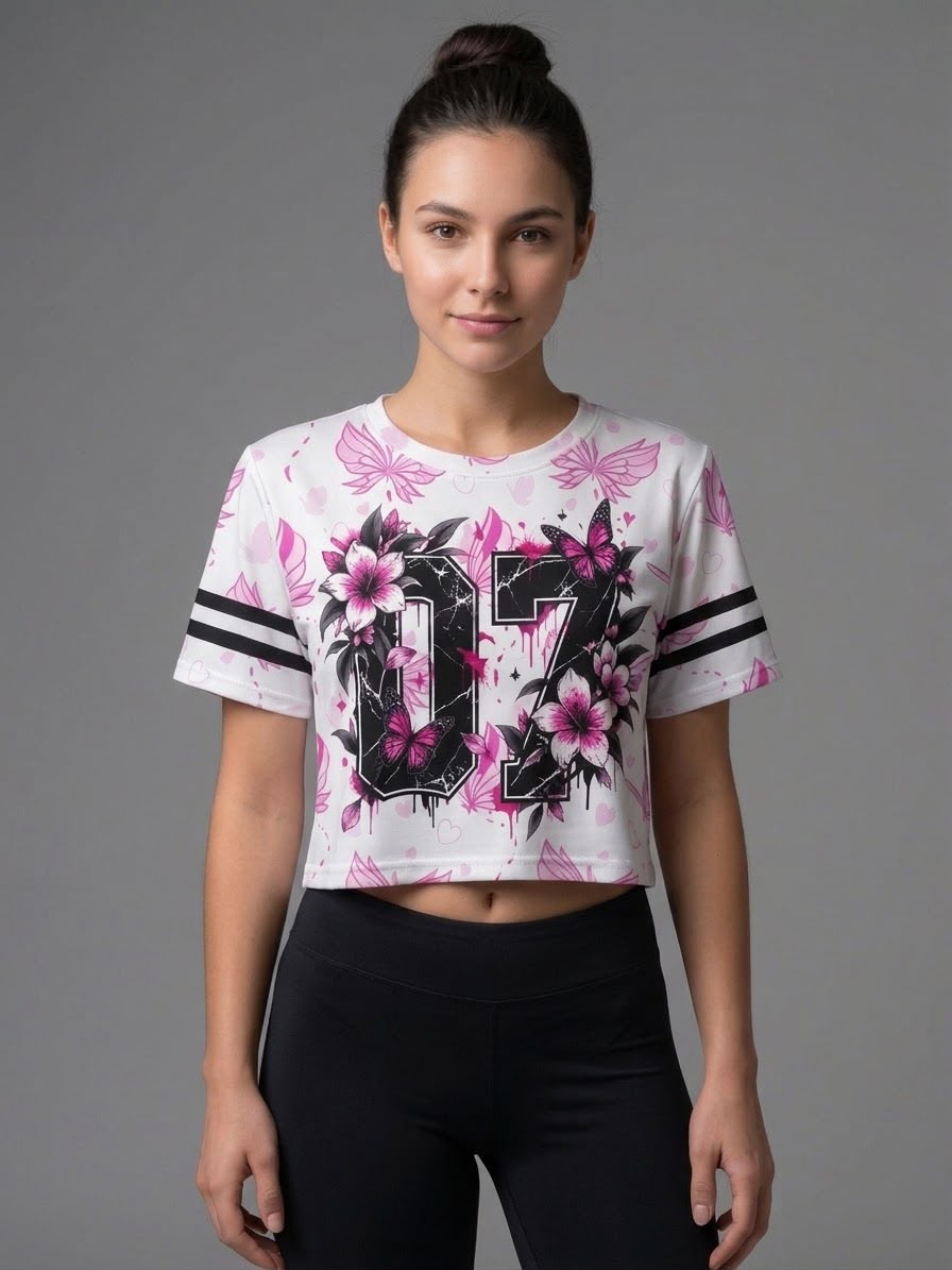 POLO CROP BUTTERFLY