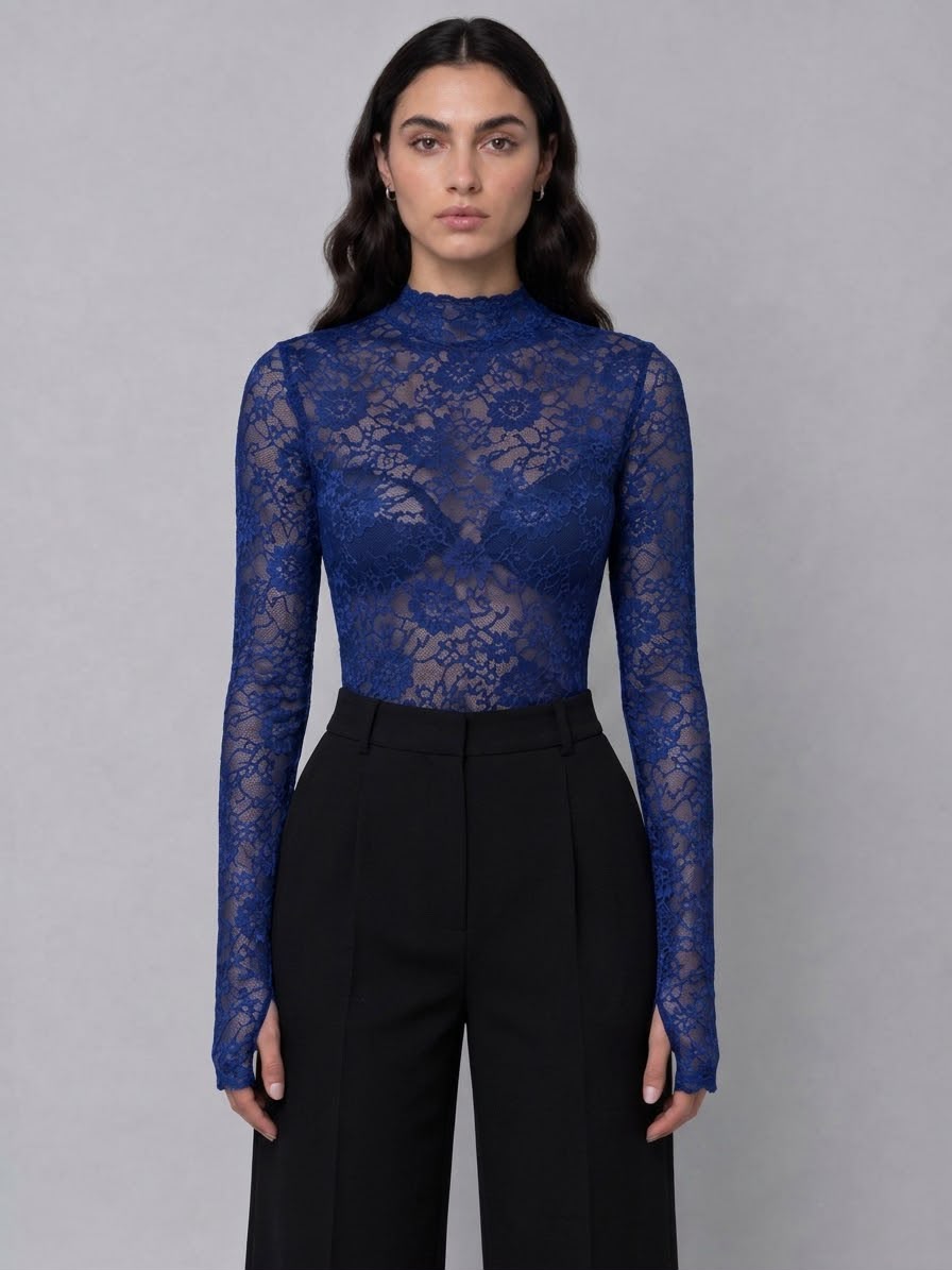 BLUSA ENCAJE