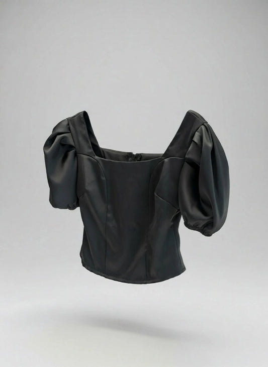BLUSA CORSET NEGRO LIQUIDACION