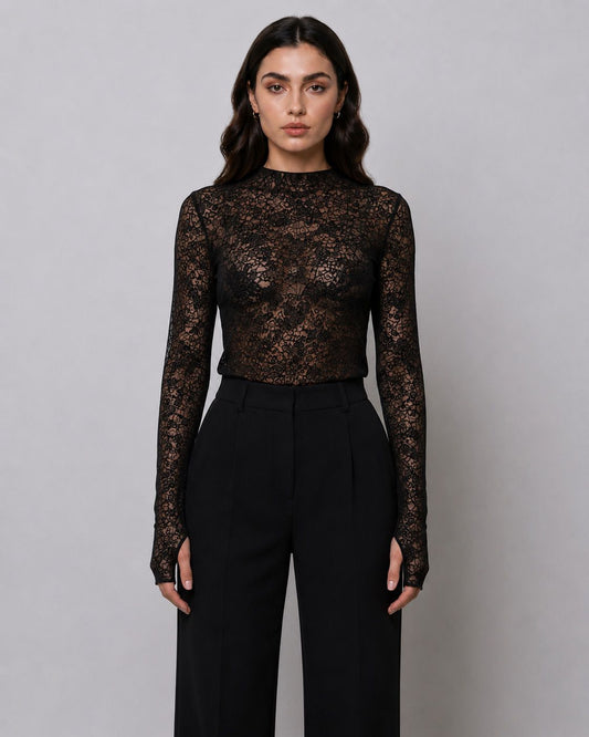 BLUSA ENCAJE