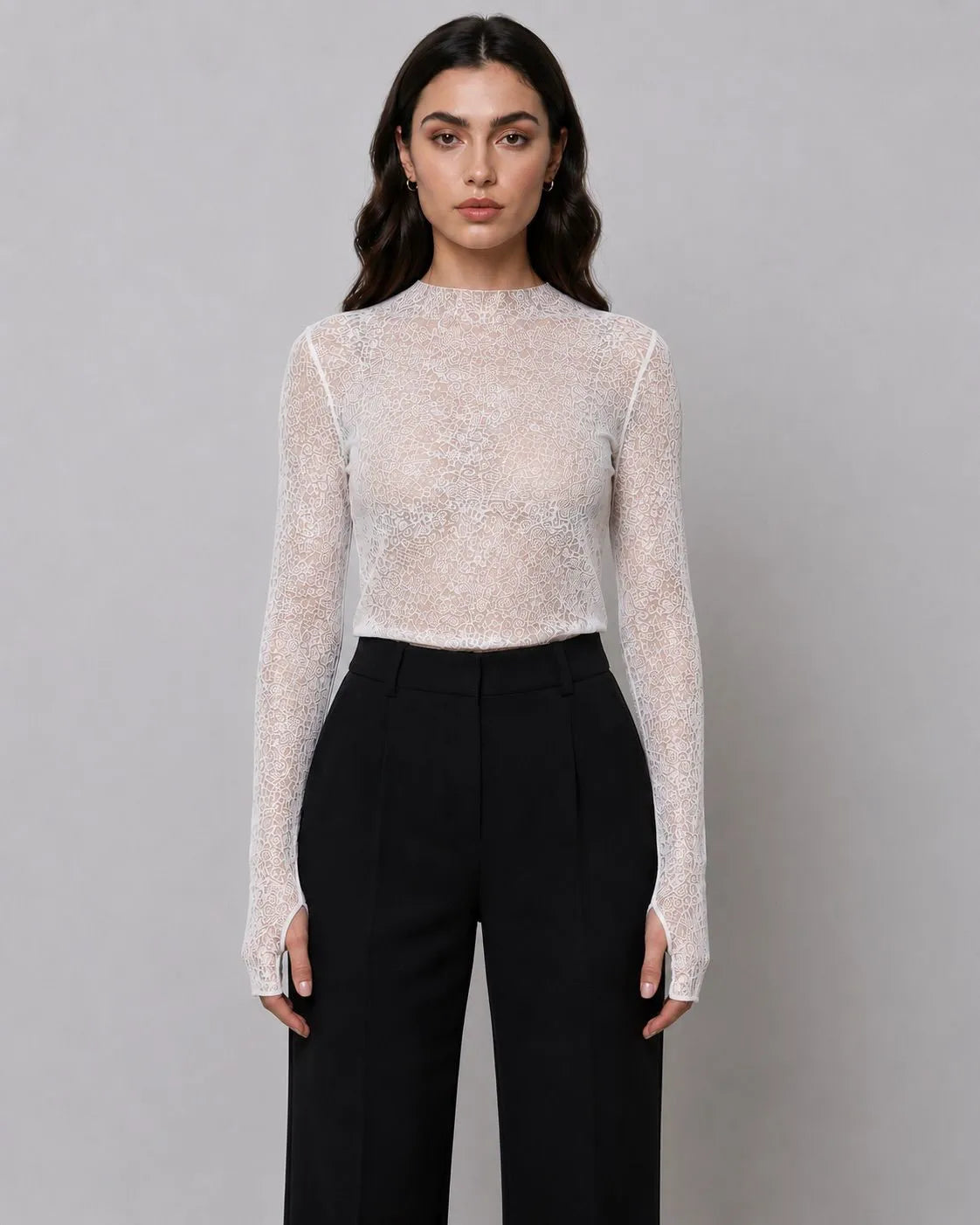 BLUSA ENCAJE