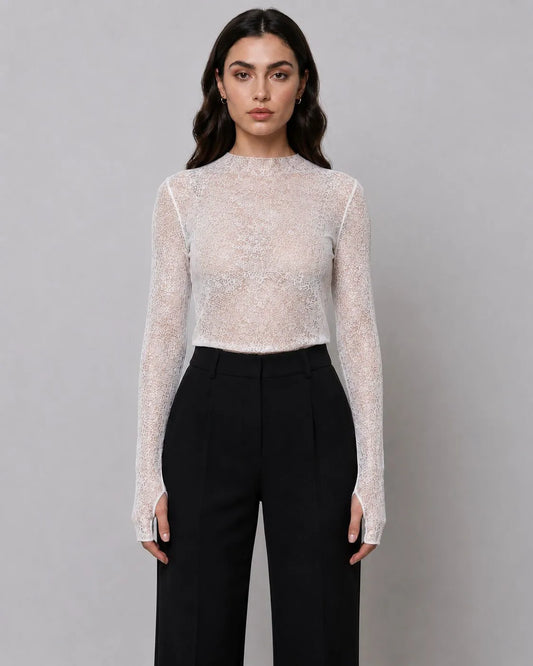BLUSA ENCAJE