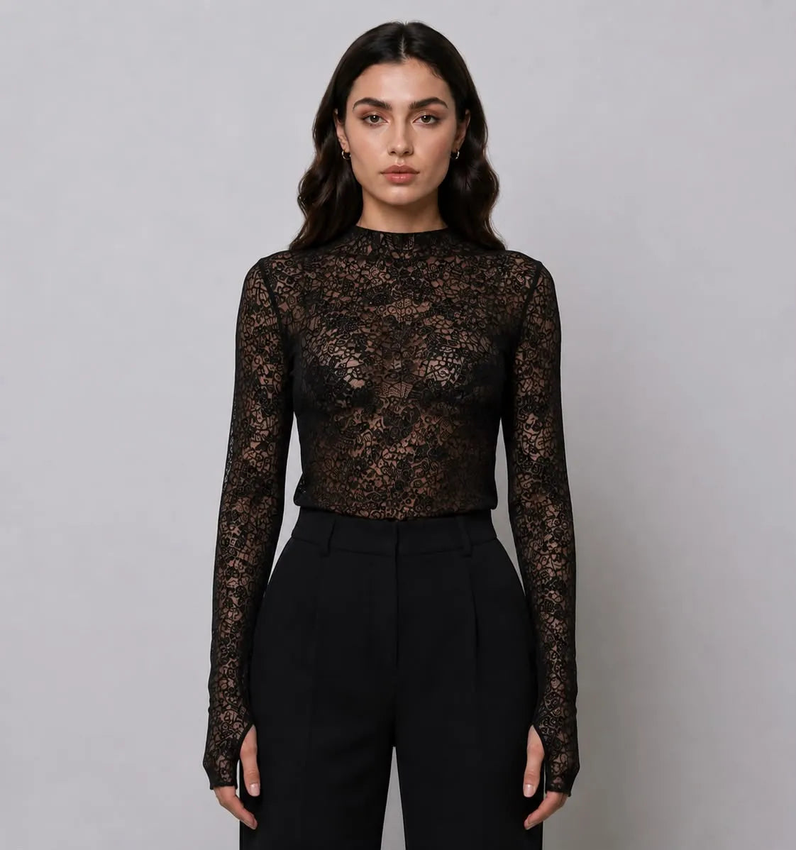 BLUSA ENCAJE