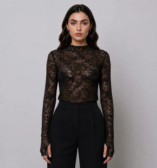 BLUSA ENCAJE