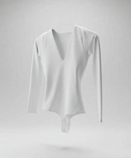 BODY FAJERO MANGA LARGA / CUELLO V