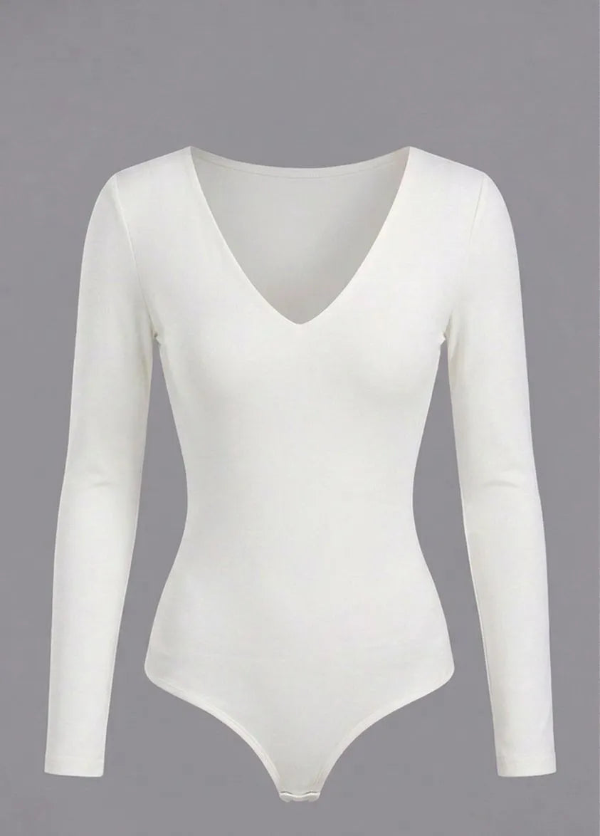 BODY FAJERO MANGA LARGA / CUELLO V