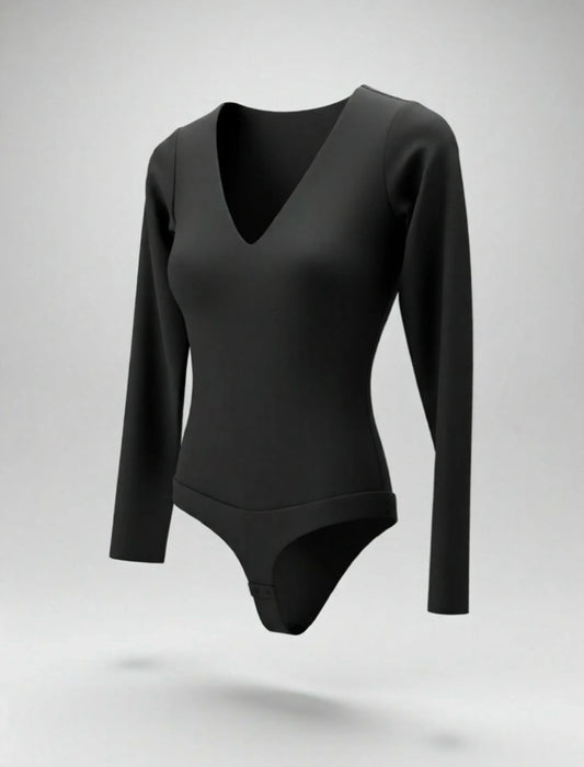 BODY FAJERO MANGA LARGA / CUELLO V