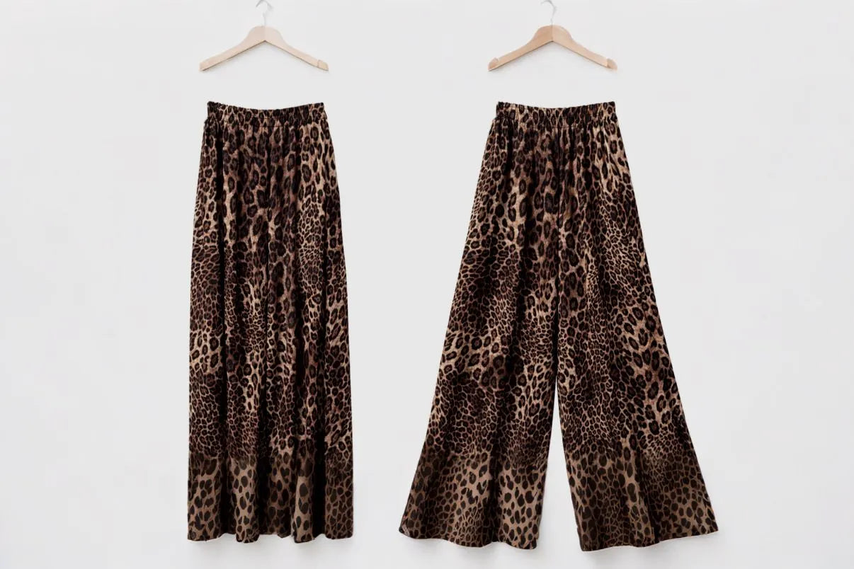 PALAZO ANIMAL PRINTS PETITE