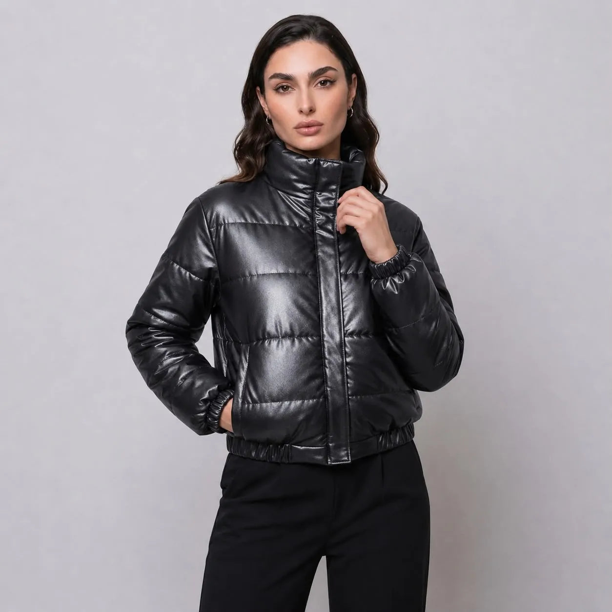 PUFFER METALICO BLACK