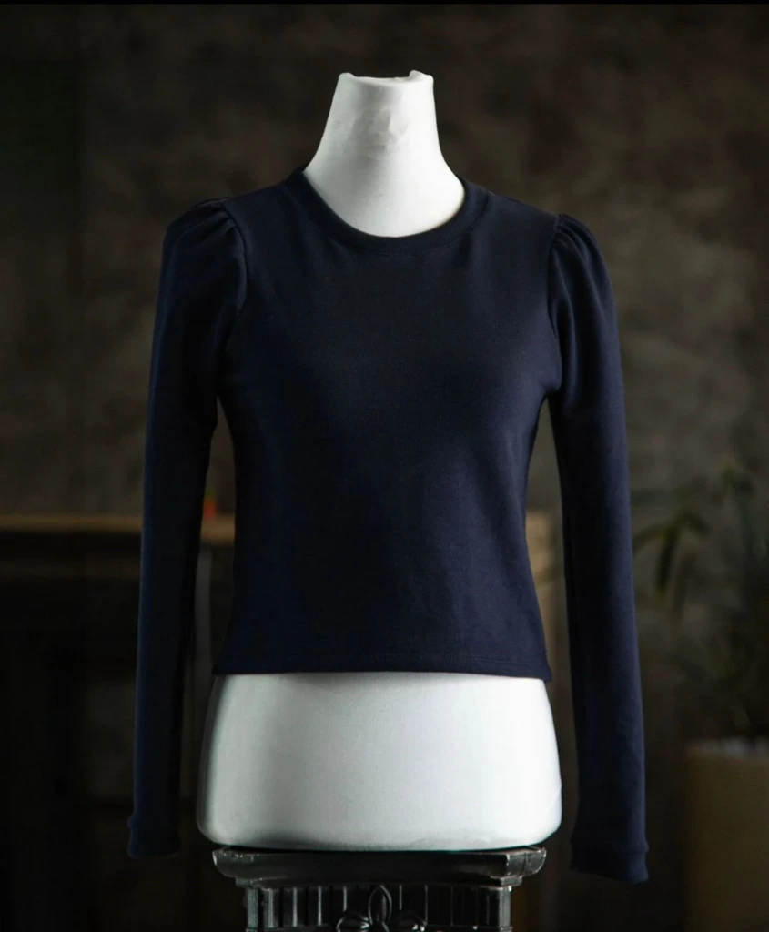 CHOMPITA MANGA PRINCESA (AZUL MARINO, S / P)